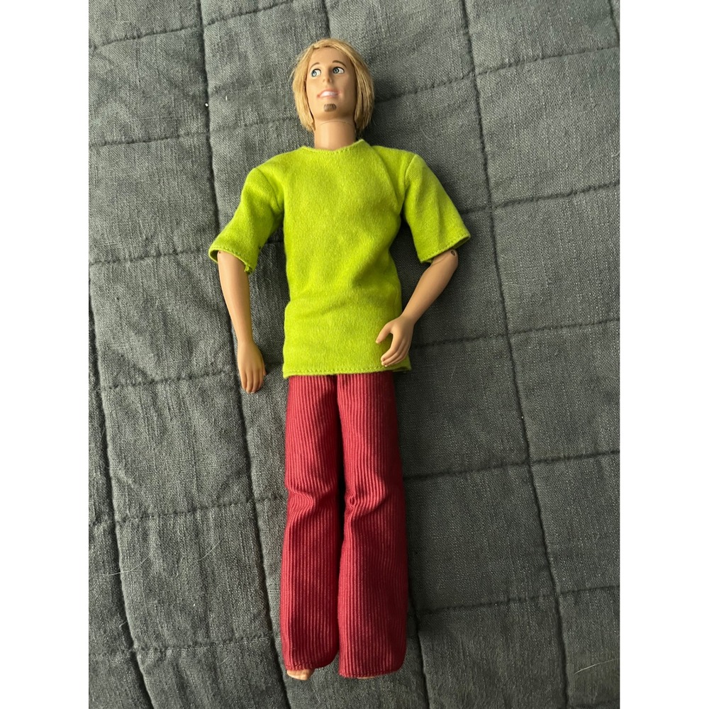 Mattel Scooby-Doo Shaggy Rogers Doll‎ Green Shirt Maroon Pants Mystery Inc 2000s